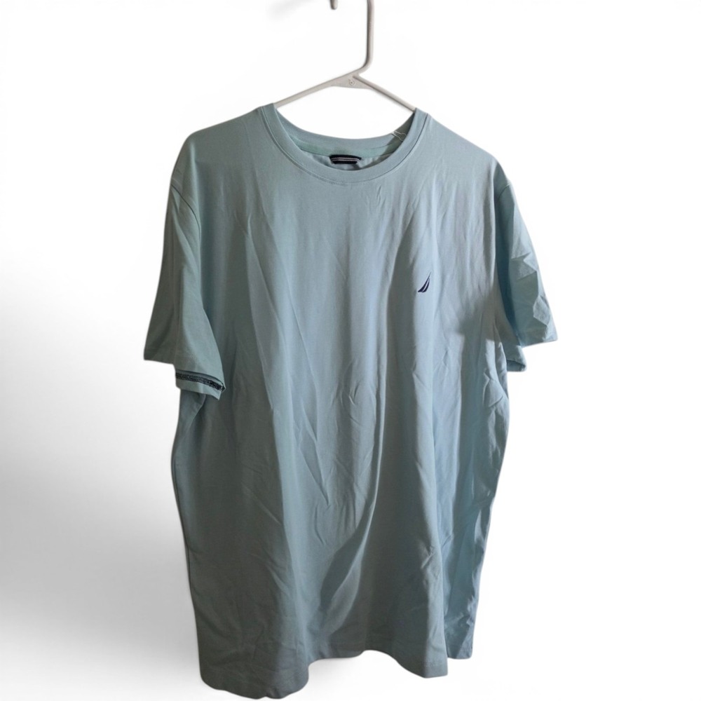 Nautica Performance Short-sleeve T-shirt Bay Blue Mens XL NWT